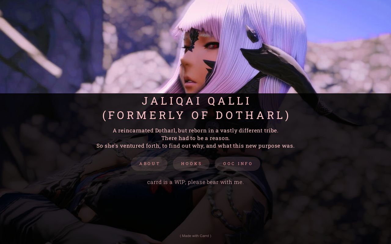 Jaliqai Qalli, lost Dotharl